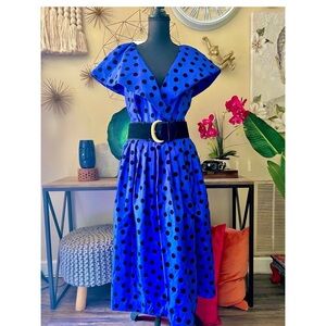 Vintage Polka Dot Swing Dress